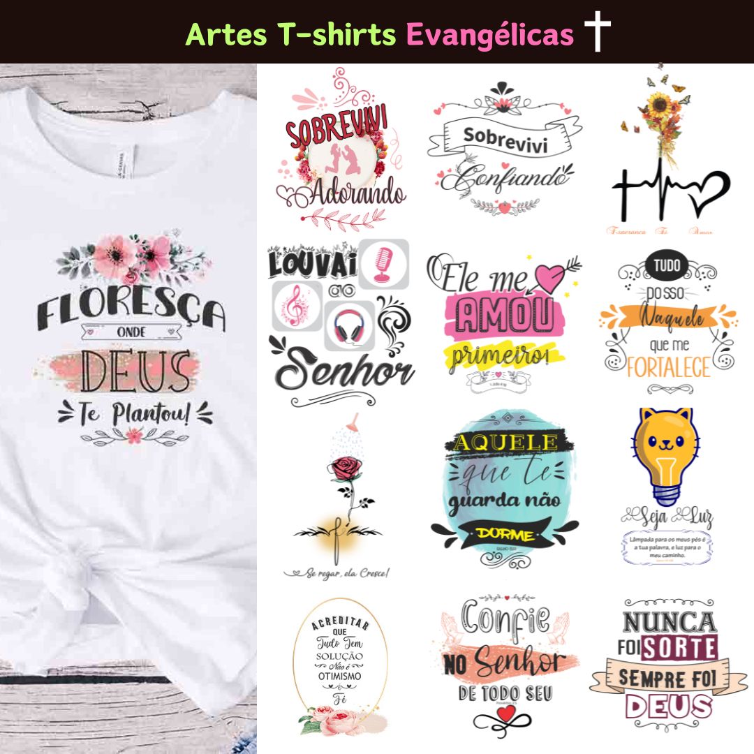 Artes Camisas Evangelicas