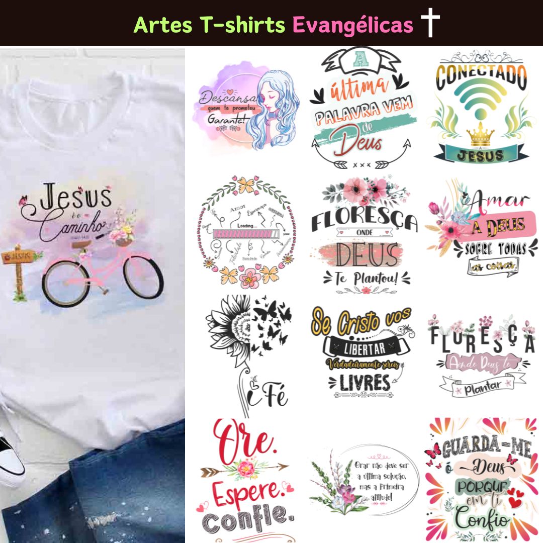 Arte camisa Motivacionais