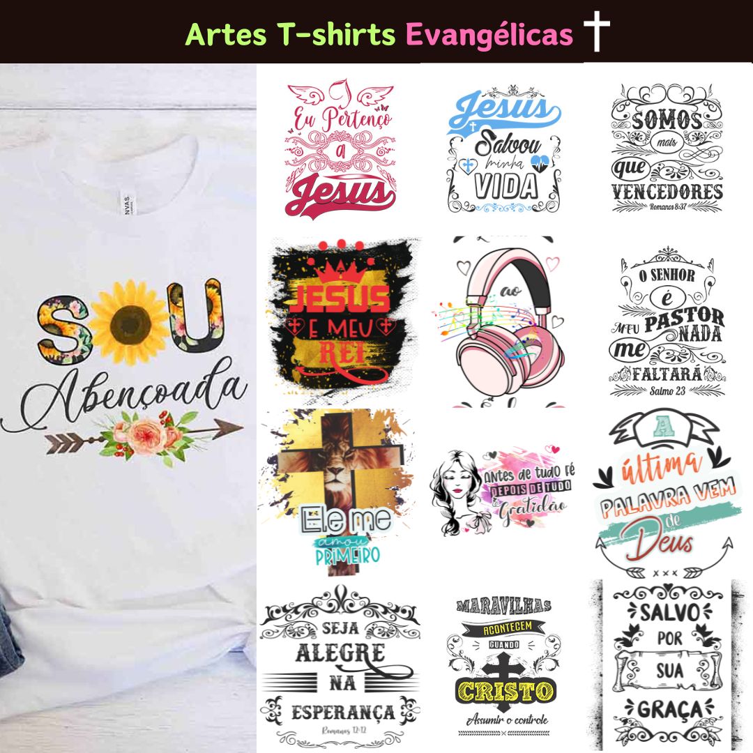 Arte camisa Motivacionais