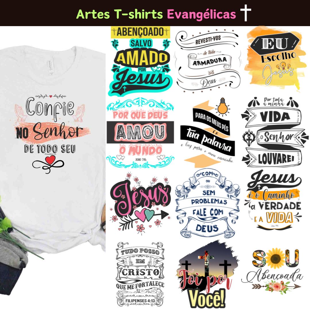 Arte camisa Motivacionais