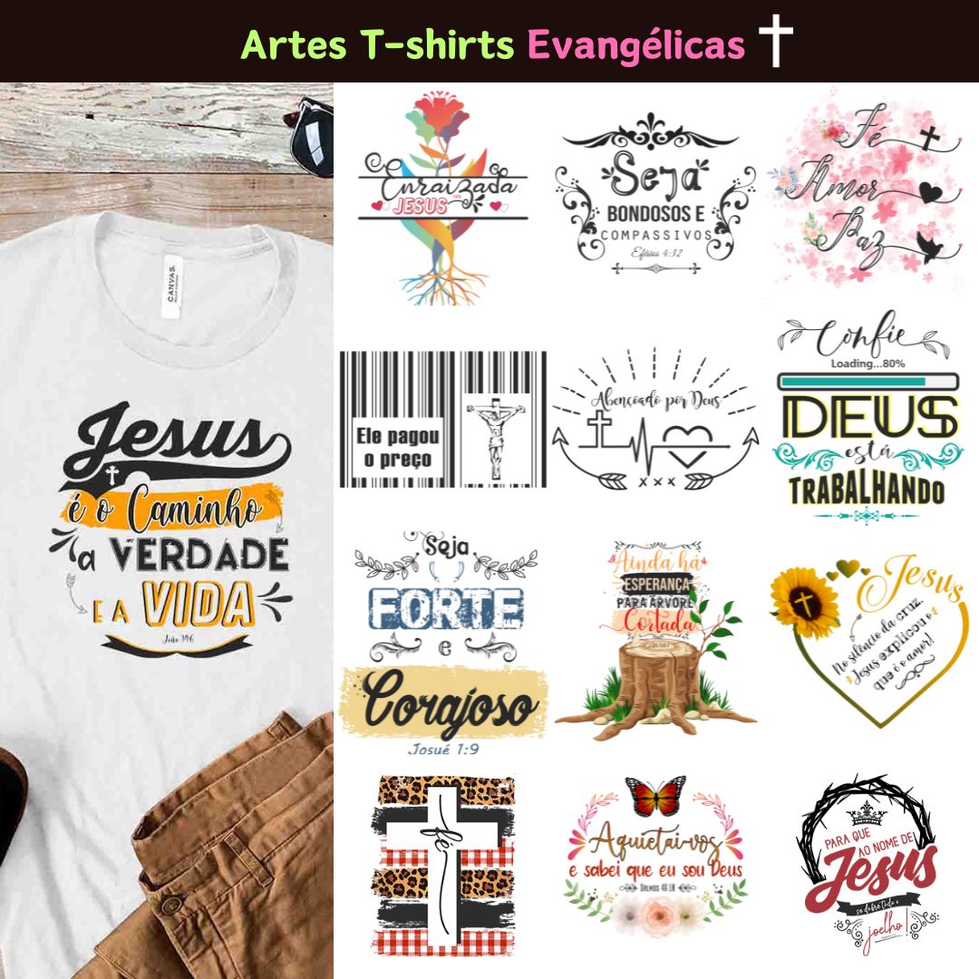 Arte camisa Motivacionais